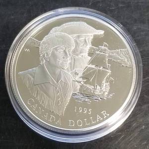 1995 CANADA PROOF SILVER DOLLAR ORIGINAL PACKAGING