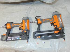 Pneumatic 18-Gauge 2-18 in. Brad Nailer and 18-Gague 1-12 in. Finish Stapler