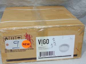 Vigo VG04017 Montauk 15-18 Round Matte Stone