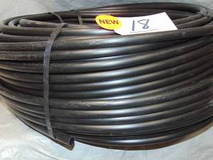 500 Feet 58 in. I.D  Black Flexible Non-Toxic, BPA Free Vinyl Tubing