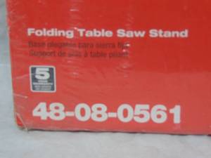 Milwaukee Folding Table Saw Stand, Model# 48-08-0561