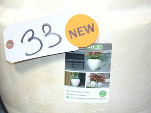 2 Pack Monroe Large 14 in. x 15 in. Resin Composite Planter