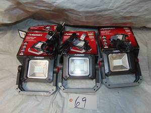 3 Pack 1000 Lumens LED Portable Work Light  Husky