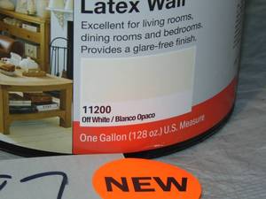Diamond Brite Paint 1 gal. Off White Flat Latex Interior Paint