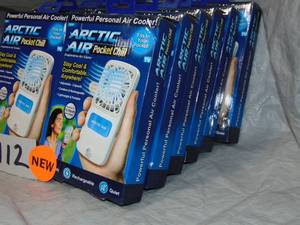 12 Pack 12 hrs Arctic Air Pocket Chill Personal Air Cooler 3-Speed Cordless Rechargeable