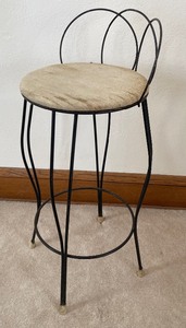 lot 67 image: Vintage Metal Stool