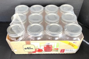 lot 75 image: Kerr Canning Jars