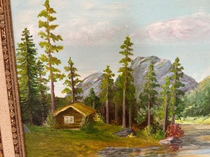 lot 26 image: Original Oil Painting by J. Tideman