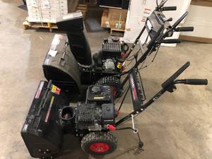 Lot of 2 Snow Blowers For Parts or Repair Not tested  Customer Returns See Pictures