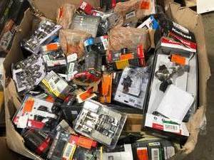 Gaylord of Door Knobs and Digital Locks  Various Items Models and Conditions Customer Returns See Pictures