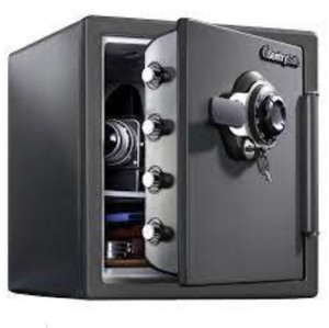 SentrySafe 0.8 cu. ft. Fireproof & Waterproof Safe with Dial Combination Lock customer return review pictures
