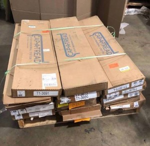 Pallet with assorted Cap a Thread stair renewal system various models customer return see pictures