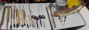 Lot Of Vintage Fishing Items