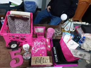 Office Decor 2-Glass Lamps, Desk Accessories, Organizer Bins & Decor