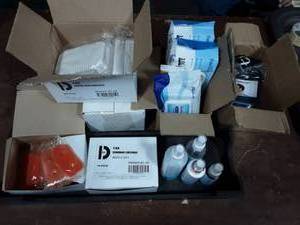 Wall Mount Odor Dispensers & Cartridges, Alcohol Wipes, Sanitizers & Plastic Gloves
