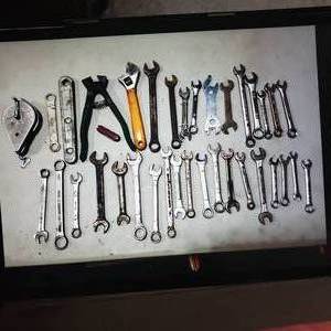 Large Lot Of Open, Box Wrenches, Sockets, Ratchets, More