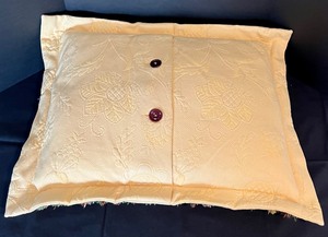 lot 106 image: Custom Pillows and Throw Blanket