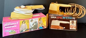 lot 114 image: Vintage Irons, Electric Scissors and more