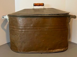 lot 122 image: Copper Boiler and Metal Finds