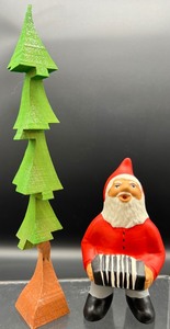 lot 53 image: Scandinavian Gnomes with Nutcracker and Tree
