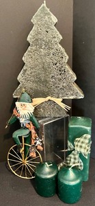 lot 139 image: A. Parker Christmas Art,  Candles & More