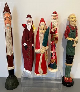 lot 154 image: Ho Ho Ho Thin Santas and Friends