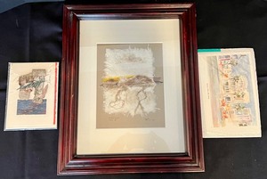 lot 173 image: Signed Paper Art & Ephemera