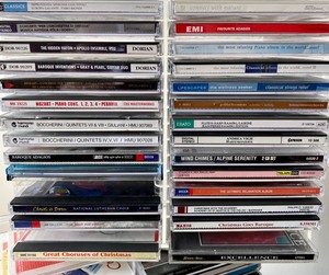 lot 192 image: Classical Music CDs and Sony DVD player