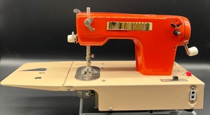 lot 82 image: Lot of 2 Vintage Childs Toy Sewing Machines - Sew Master