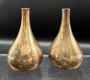 lot 94 image: Jens Quistgard Onion Candle Holders Dansk Design