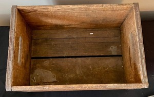 lot 237 image: Primitive Wood Crate, Pedestal Dish, Ice Bucket and more.