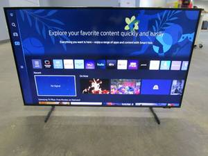 lot 855 image: SAMSUNG 43-Inch Class Crystal 4K UHD AU8000 Series HDR, 3 HDMI Ports, Motion Xcelerator, Tap View, PC on TV, Q Symphony, Smart TV with Alexa Built-In (UN43AU8000FXZA)