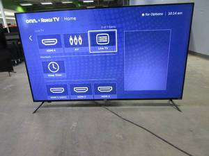 lot 856 image: onn. 70 Class 4K UHD (2160P) LED Roku Smart TV HDR - 100012588