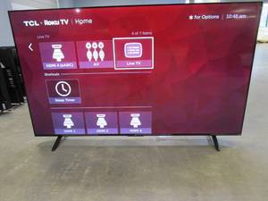 lot 871 image: TCL - 75 Class 4-Series 4K UHD HDR Smart Roku TV 75S455