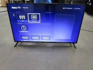 lot 884 image: Element 40 1080p FHD LED Roku TV