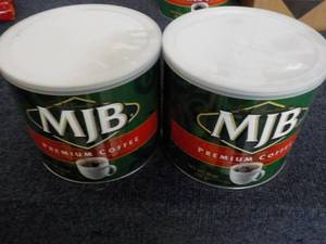 2 - 26 oz Cans MJB Premium Coffee ...