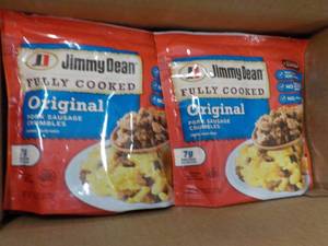 3 lb. Box Frozen Pkgs Jimmy Dean Or...