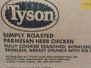 8 - 9 oz Frozen Pkgs Tyson Simply R...