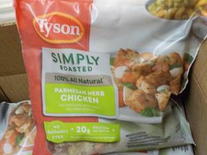 8 - 9 oz Frozen Pkgs Tyson Simply R...