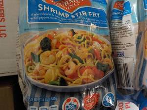 3 - 24 oz Frozen Shrimp Stir Fry...