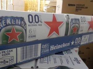 4 - 6 packs Heineken Non Alcoholic...