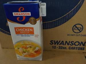 12 - 32 oz Swanson Chicken Broth...