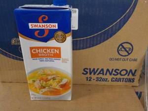12 - 32 oz Swanson Chicken Broth...