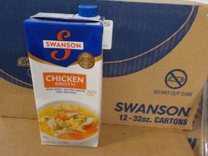 12 - 32 oz Swanson Chicken Broth...
