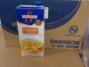 12 - 32 oz Swanson Chicken Broth...