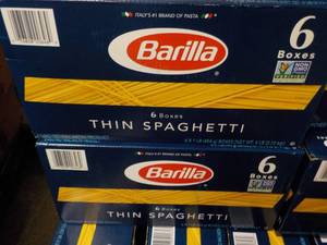 2 Boxes 6 Boxes each Barilla Thin S...