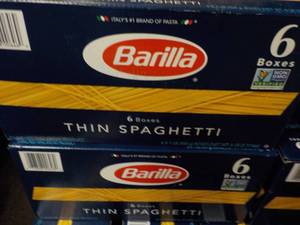 2 Boxes 6 Boxes each Barilla Thin S...