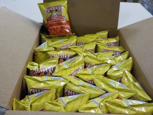 Case of Chesters Flamin Hot Fries...