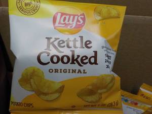 Case of Lays Kettle Cooked Original...