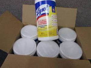 LYSOL Disinfecting Wipes Canister,...